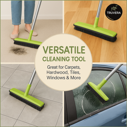 TruVera™ Pet Hair Rubber Broom